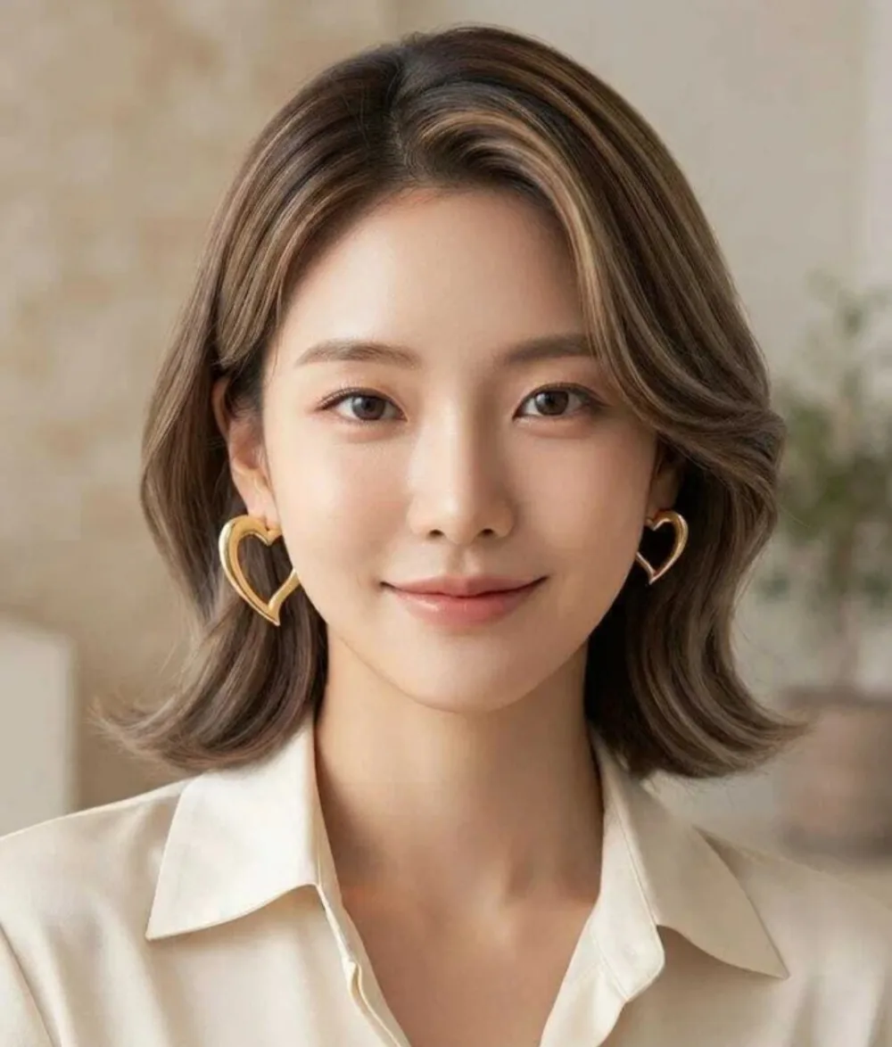 Hollow Asymmetric Heart Gold Plated Stud Earrings Alloy Stud Earring on Flipkart photo 3